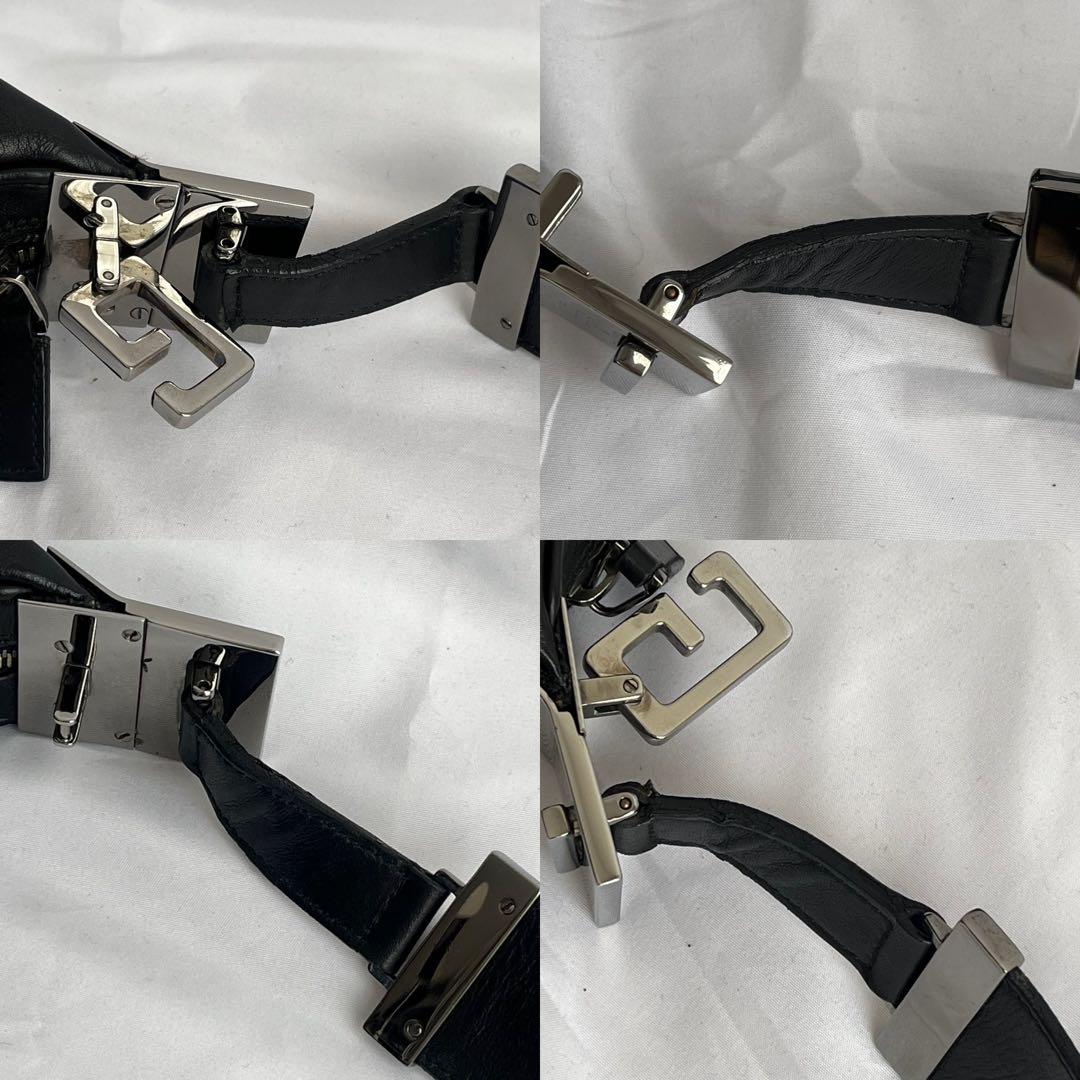 ✨極美品✨　GUCCI ショルダーバッグ　ワンショルダー 肩掛け　レザー　黒