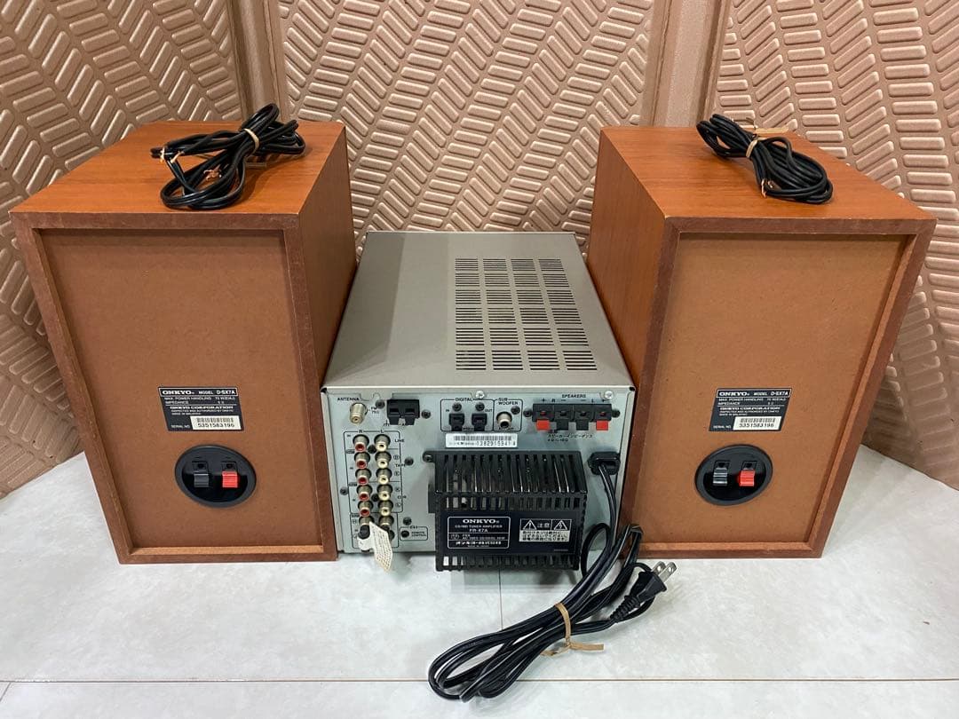 ONKYO CD・MD・ラジオコンポ　動作品