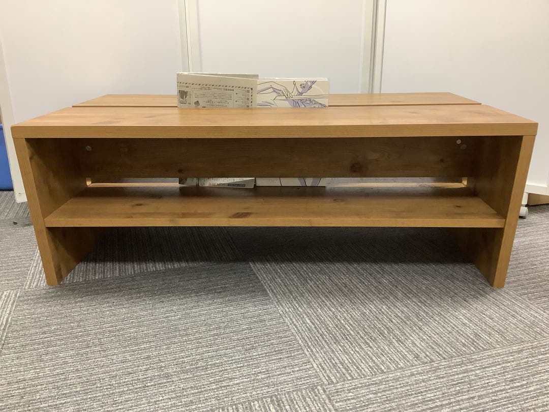 マガジンラックテーブル ローテーブル LE-300NA 東谷 センターテーブル★