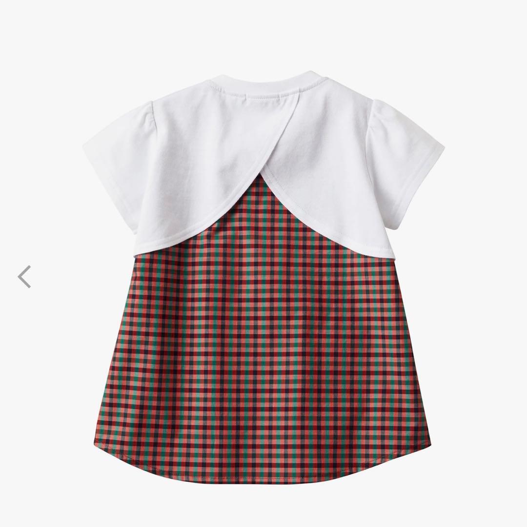 新品　完売品　familiar Tシャツ シャンブレー　110