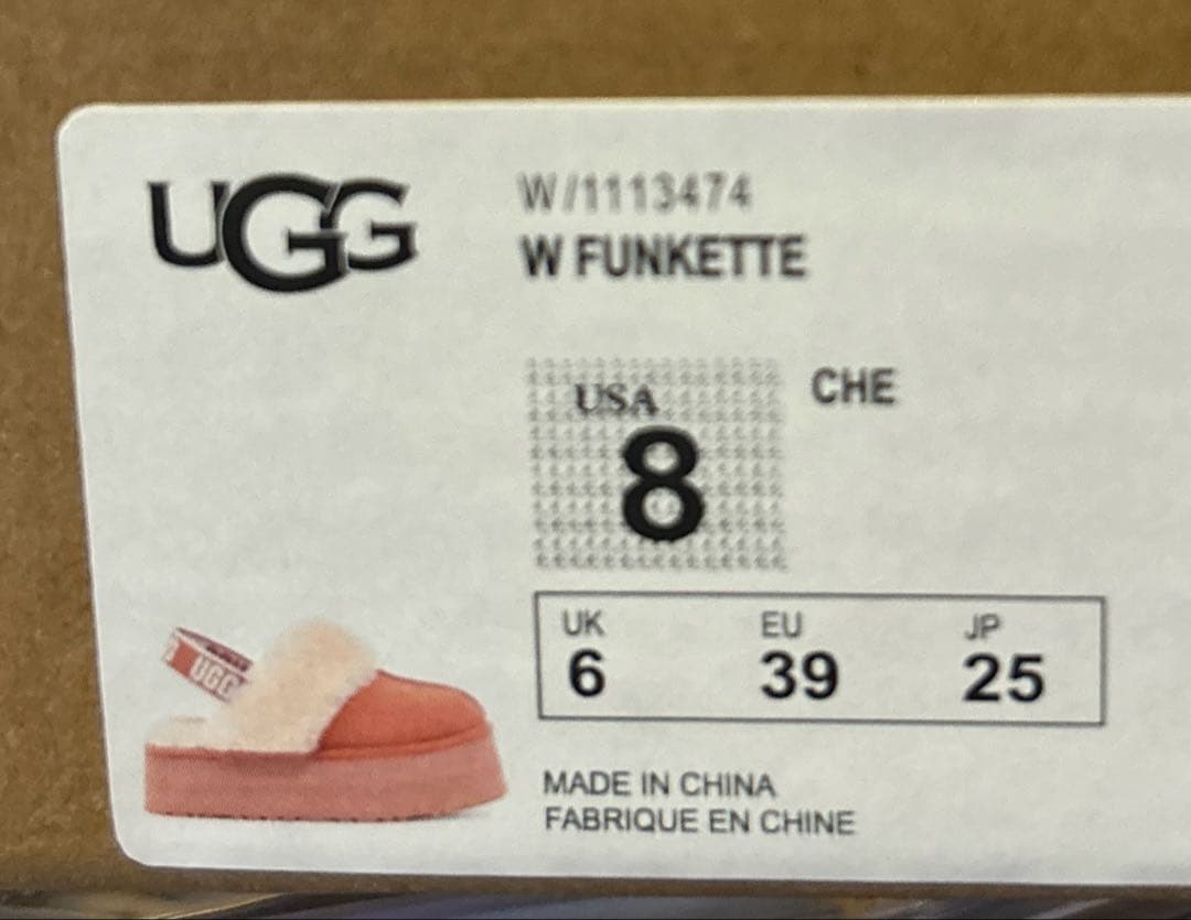 UGG Funkette ファンケットサンダル　25cm