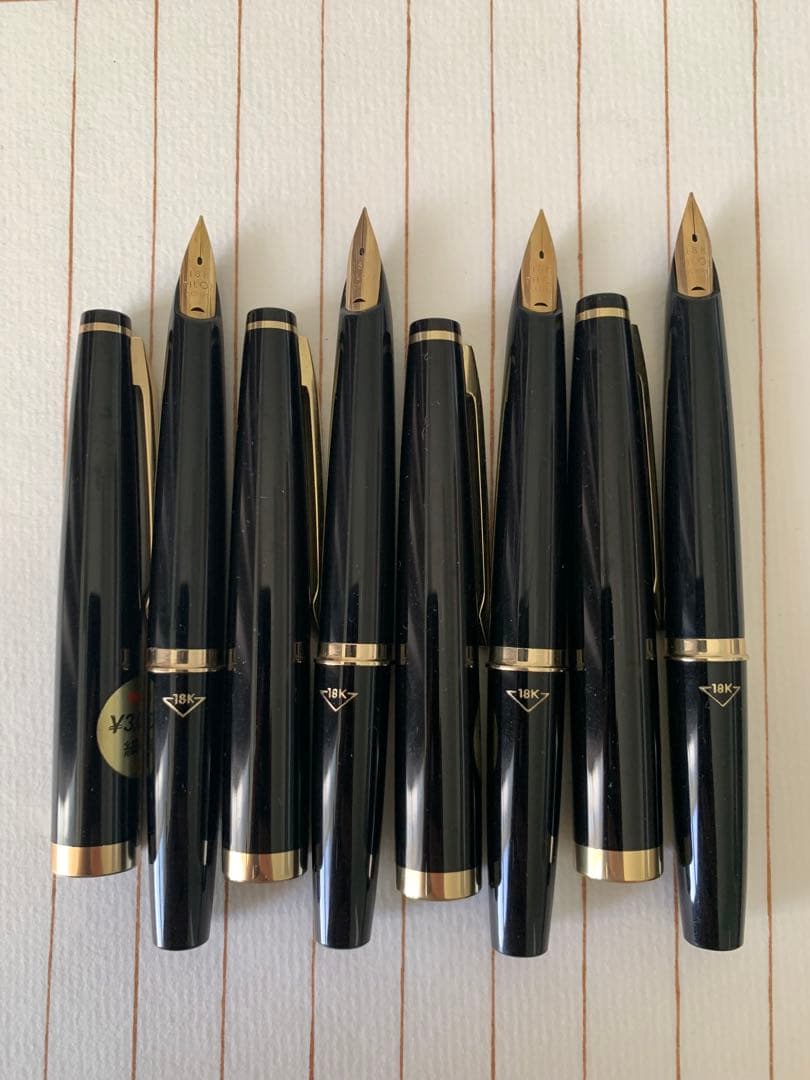 パイロット Elite 18Kペン先 万年筆 4本セット