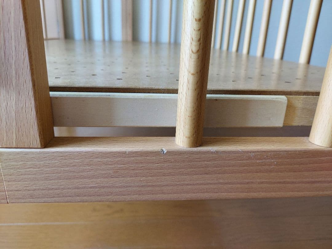 【ベビーベッド】日本製 石崎家具　スリーピー パル H-1 折り畳みベビーベッド