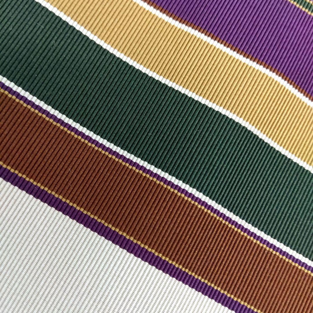 半幅帯 小袋帯 本場築前博多織 縞 25M3a