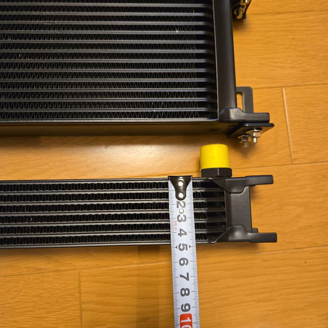 オイルクーラー 大小2つ ホース3m付