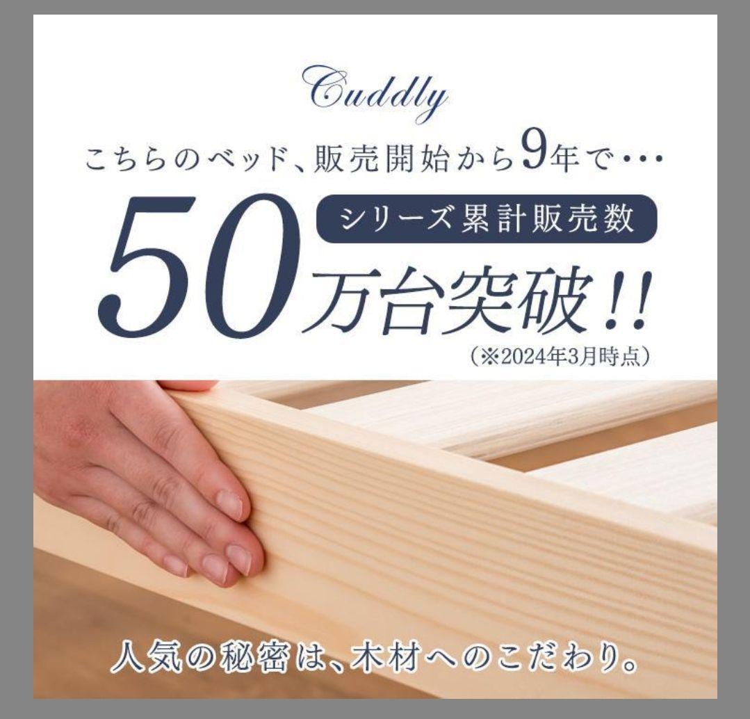 タンスのげん　セミダブルベッド　ニトリ　コイルマットレス　2点セット