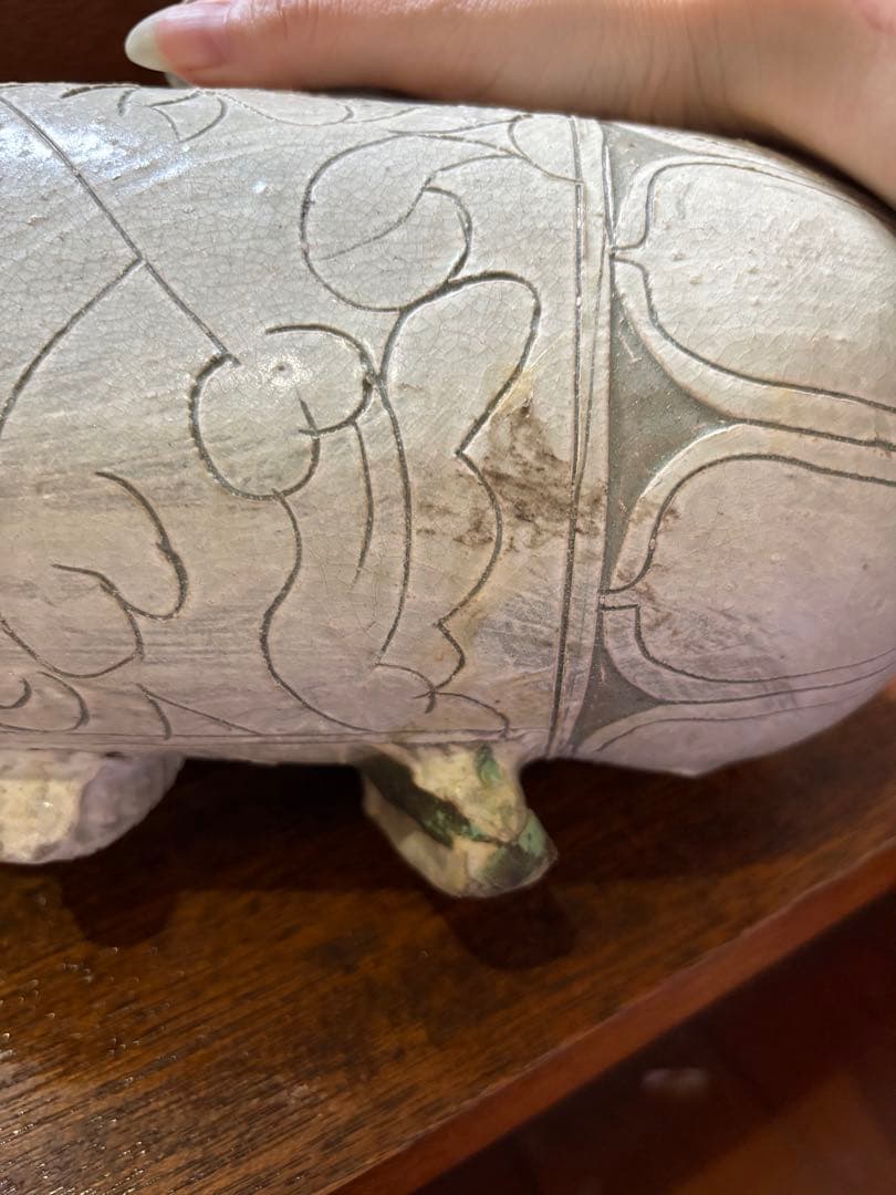 俵壺　置物　魚