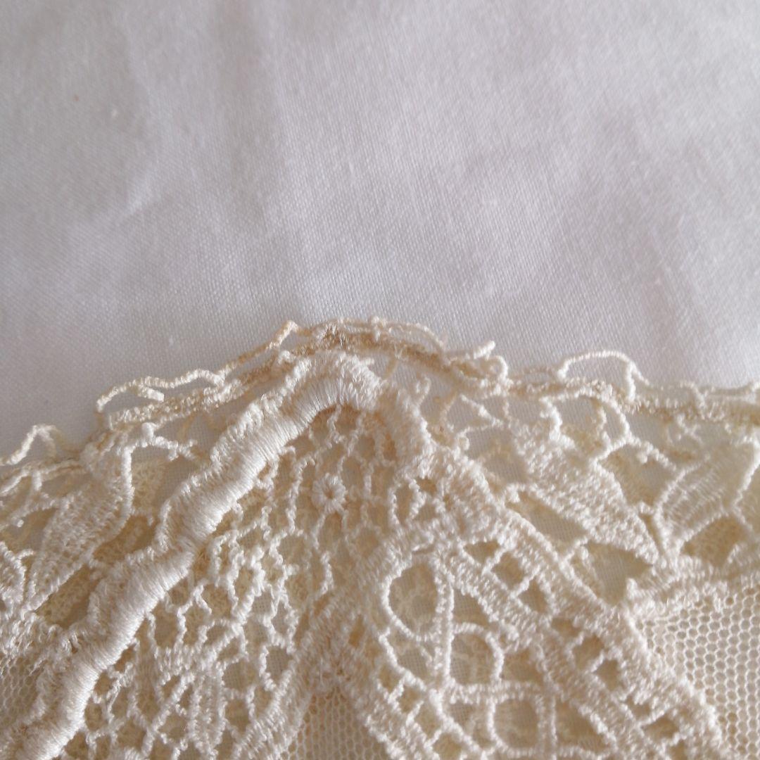 英国　アンティーク　レースのティーコジー