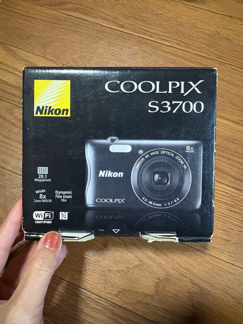 動作OK Nikon COOLPIX S3700 本体と付属品