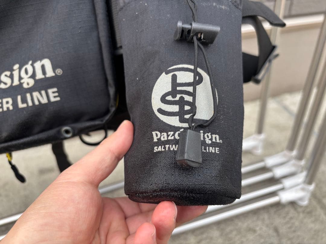 Pazdesignライジャケチャック難有　ウォームジャケットセット黒黄　値引可