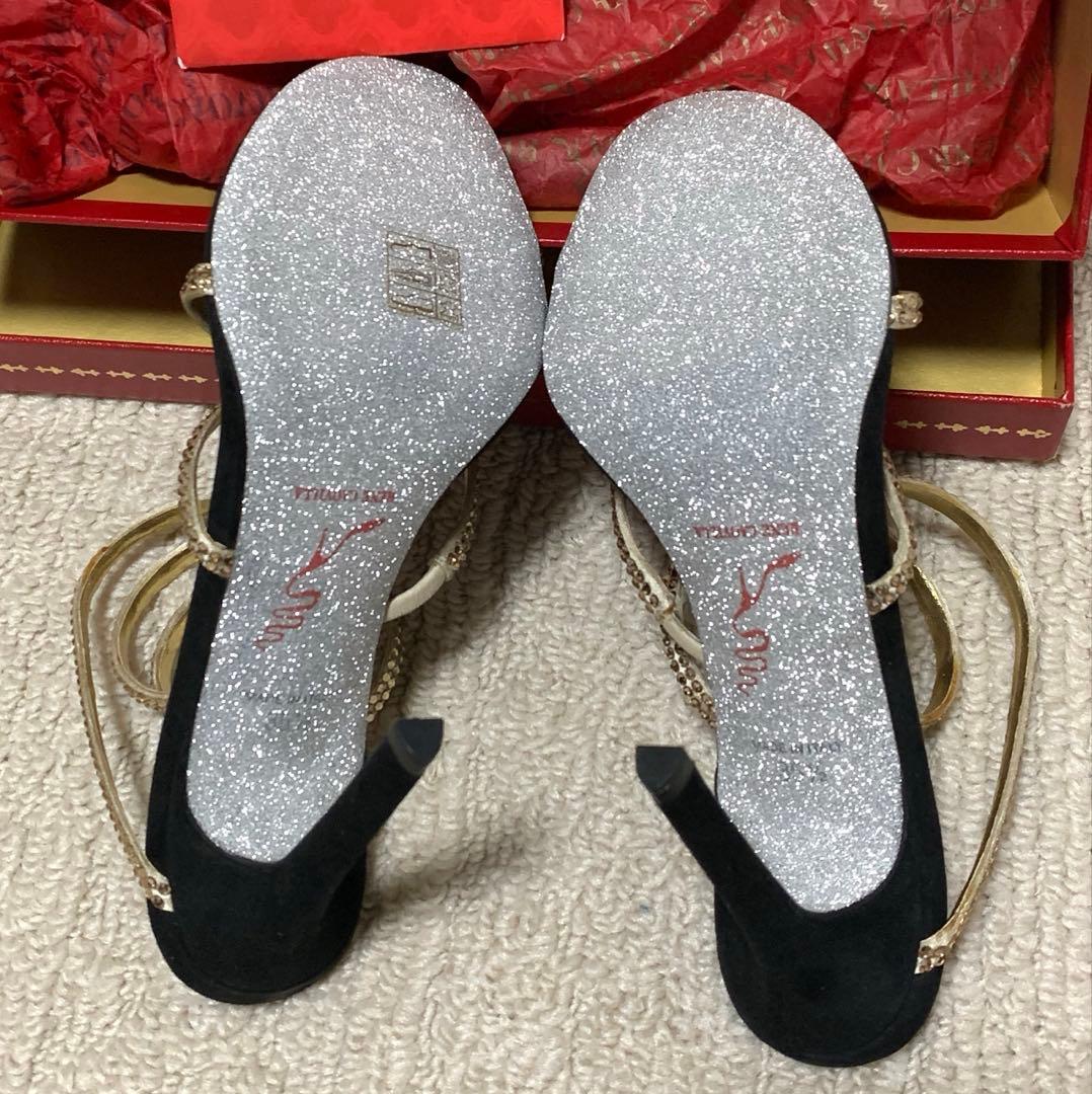 RENE CAOVLLA スネークサンダル