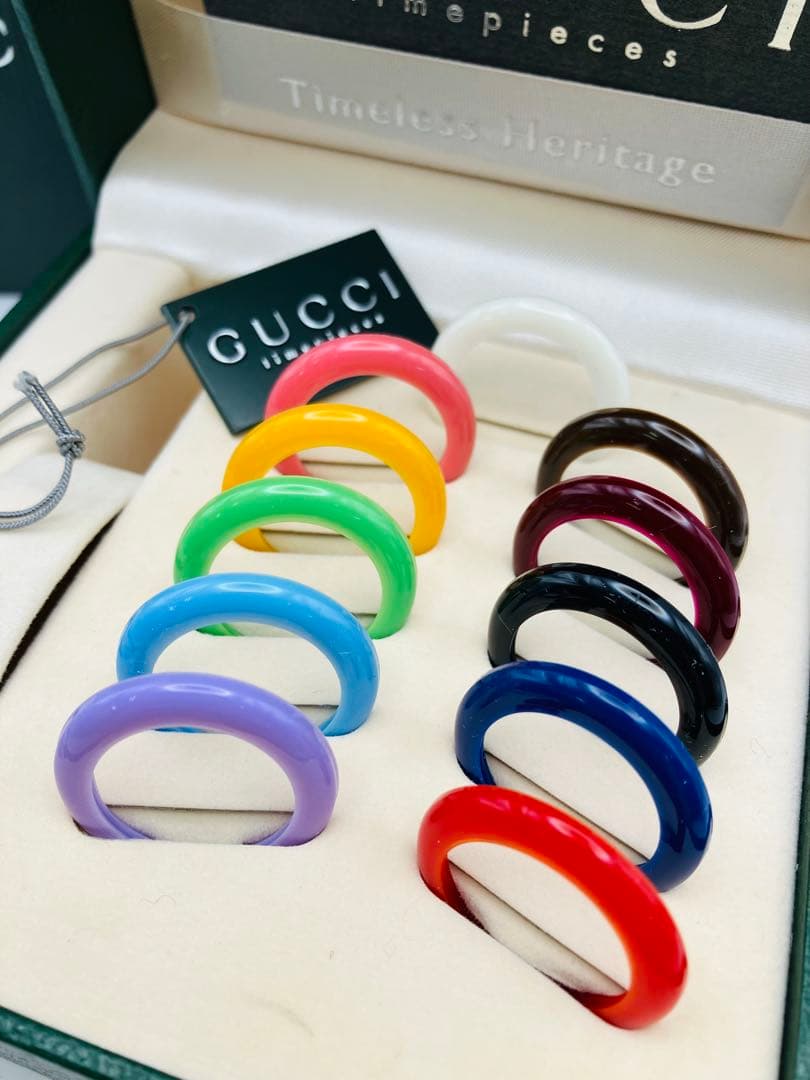 美品　GUCCI チェンジベゼル 11個と箱