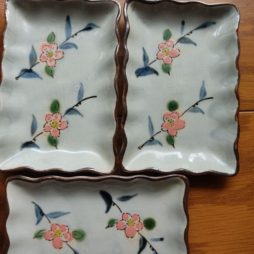 花柄陶磁器食器セット 6枚