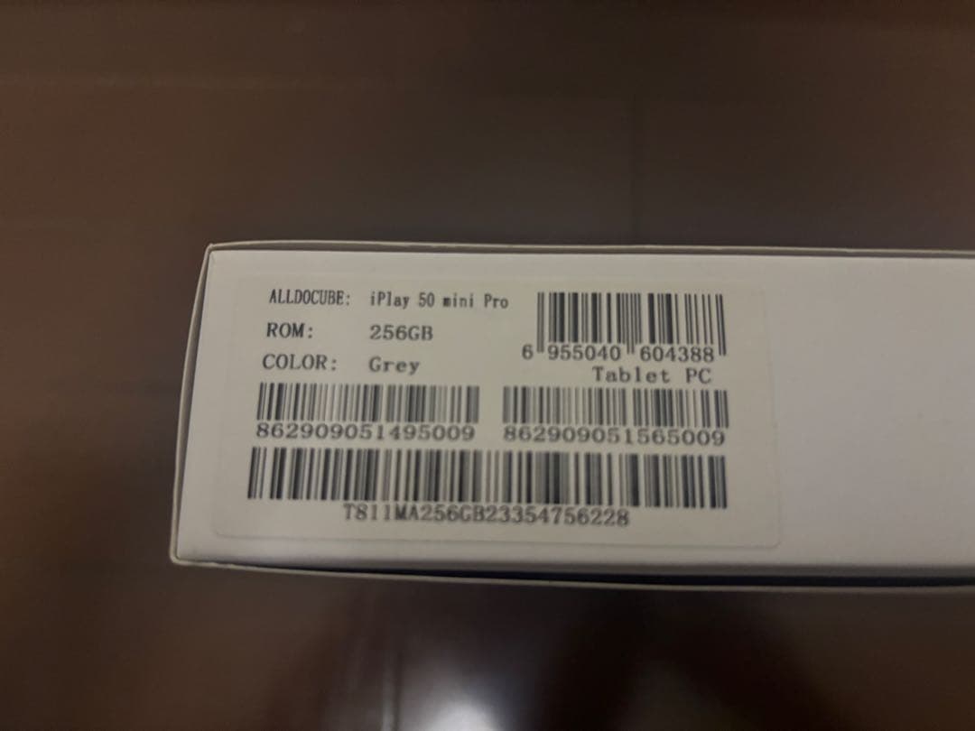 Androidタブレット本体 ALLDOCUBE iPlay 50 mini pro 256GB