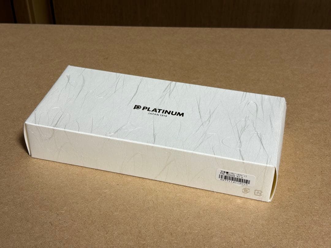 PLATINUM 万年筆 14K ペン先 B 風神雷神 金沢箔 万年筆