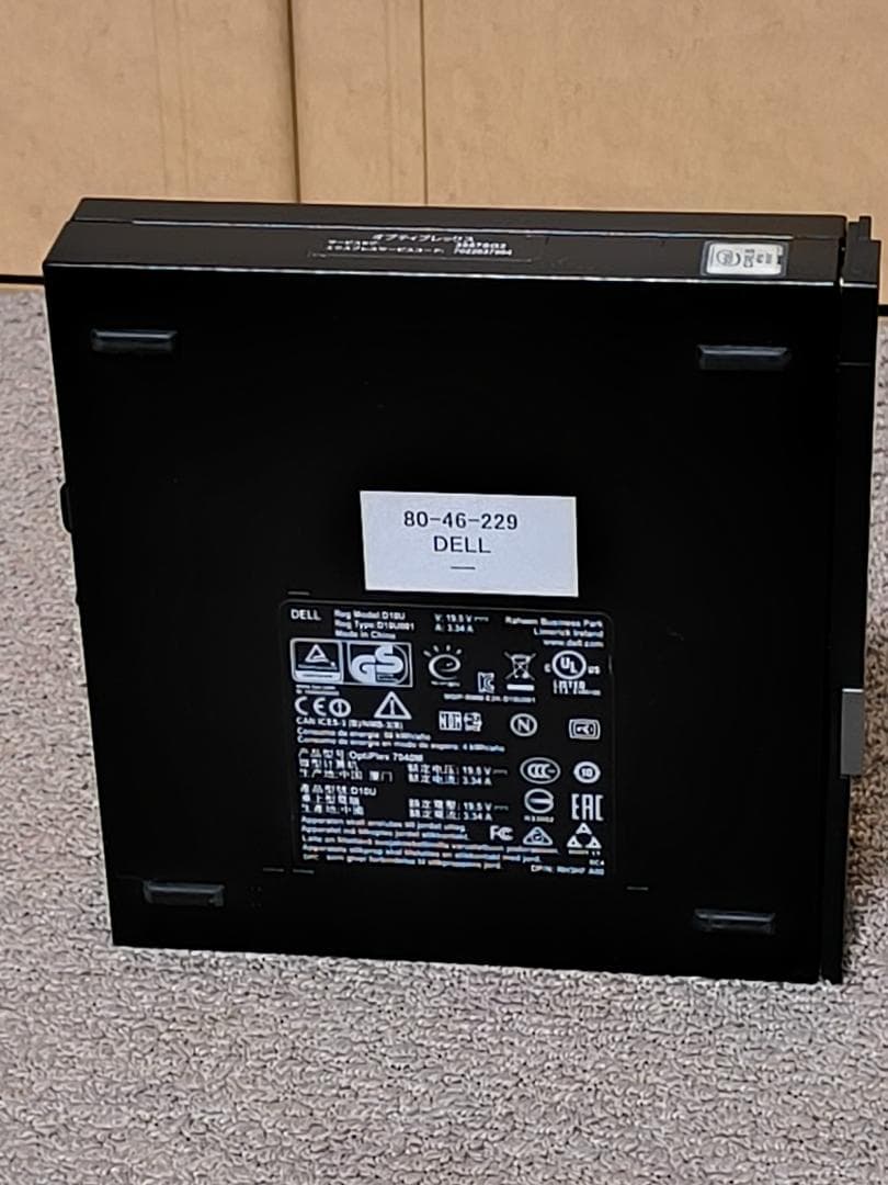 Windowsデスクトップ Optiplex 7040Micro i5-6500T 8GB SSD128GB