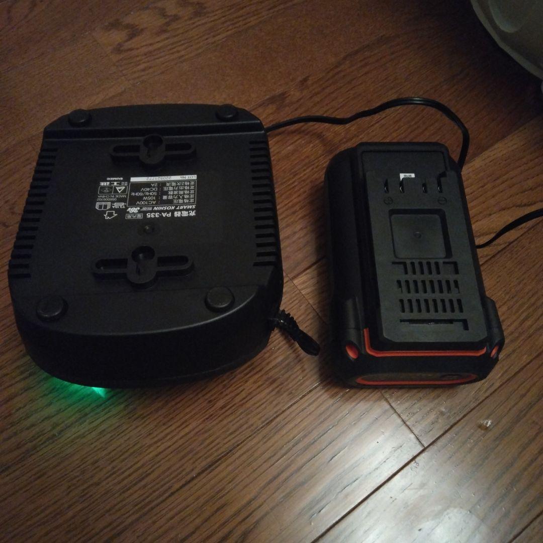 【美品】工進　KOSHIN SJC-3625 高圧洗浄機　バッテリー付き