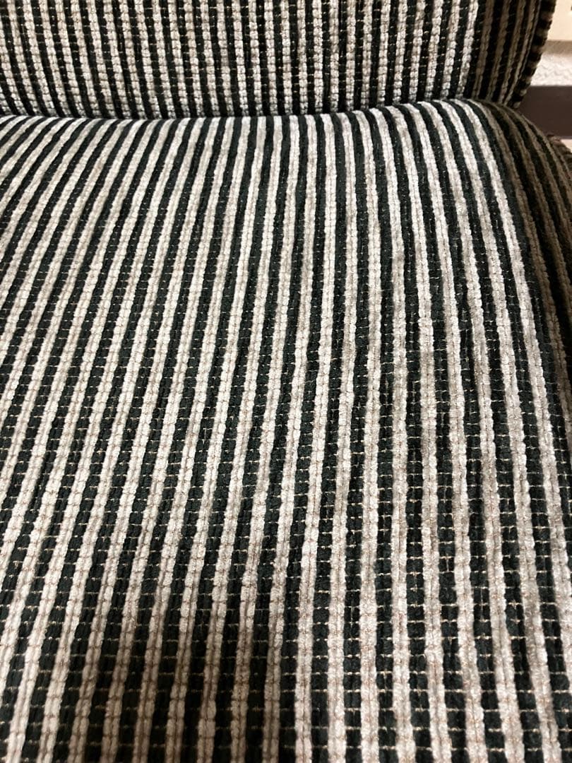 karimokuオールド カリモクファニチャー ストライプウッドアームシングル