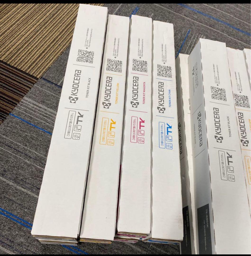 純正未使用未開封4色セット★京セラTK-8801 トナーカートリッジ書き込み有