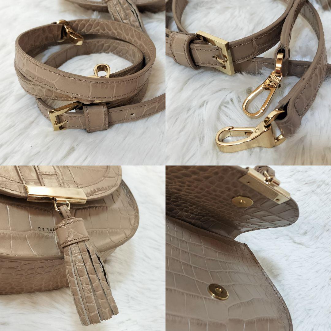 C*C様 美品✨保存袋付き✨DEMELLIER ミニヴェニス　ショルダーバッグ