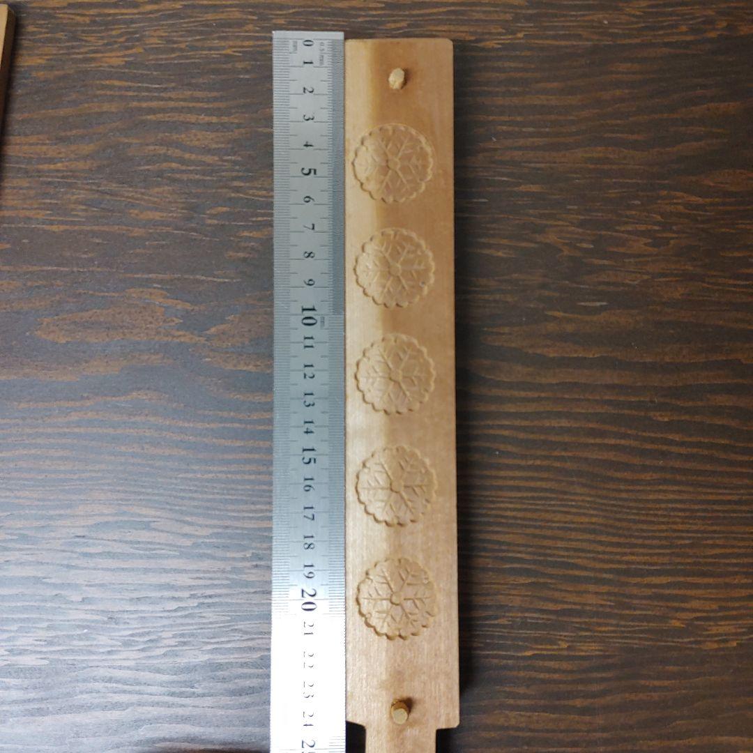 和菓子木型　雪の結晶　和三盆糖