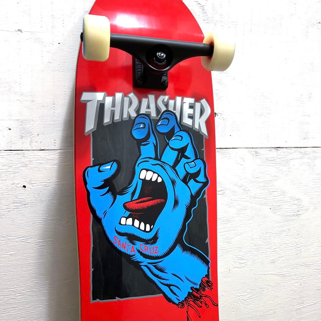 新品 希少 Thrasher x Santa Cruz 9.35インチクルーザー