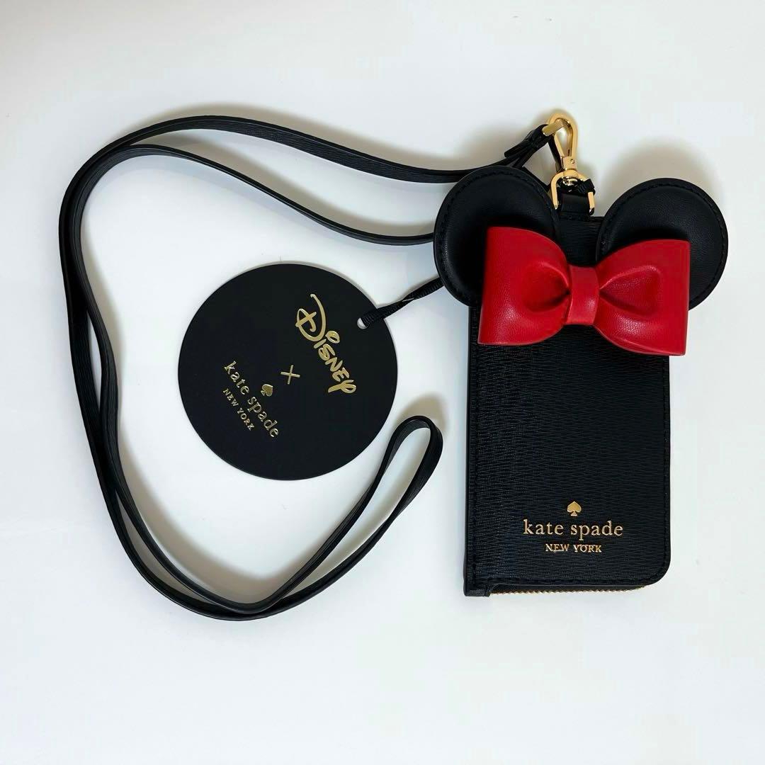 【新品未使用】kate spade×ディズニー　ミニー　ID/カードケース