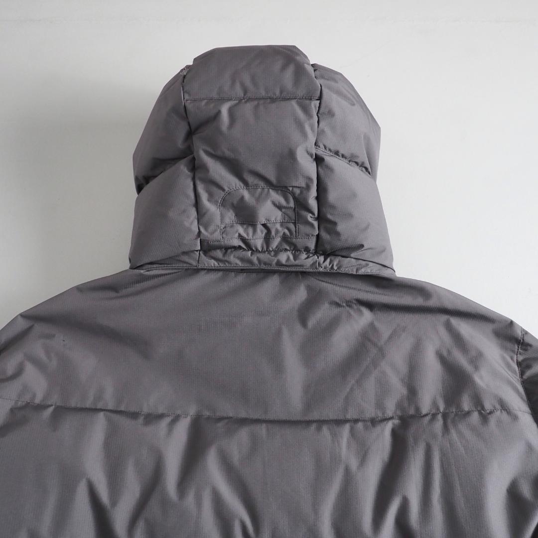 ラルフローレン　ダウンジャケット　フーデッド　グレー　肉厚　グレー　美品
