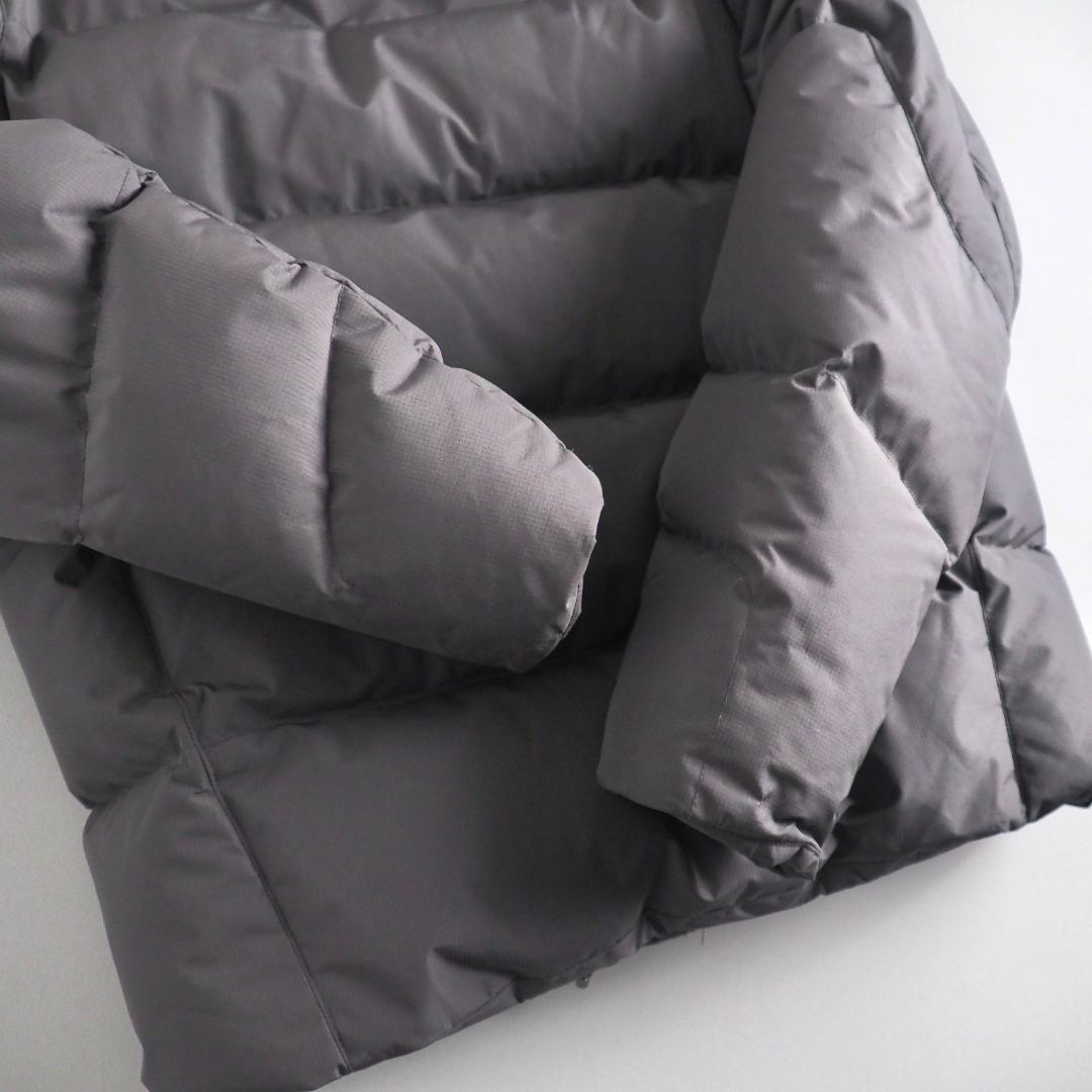 ラルフローレン　ダウンジャケット　フーデッド　グレー　肉厚　グレー　美品
