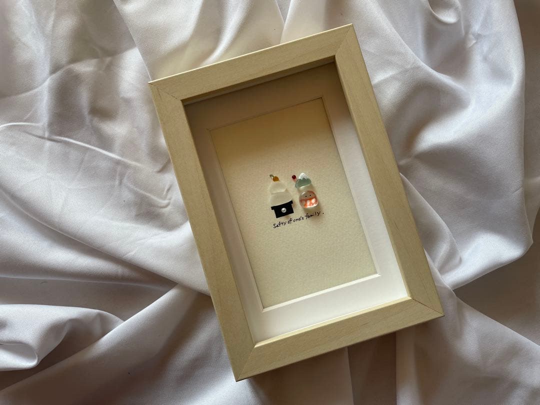 シーグラスアート　12か月カレンダー　　　　S-206