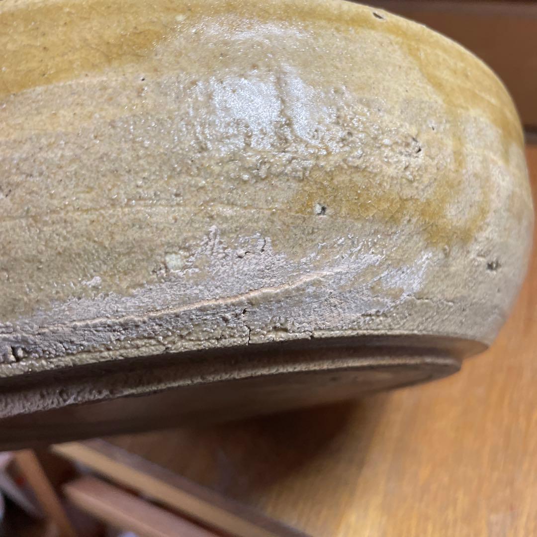 魯山人　黄瀬戸鉢　坂田甚内　ガラス皿５枚　箱なし