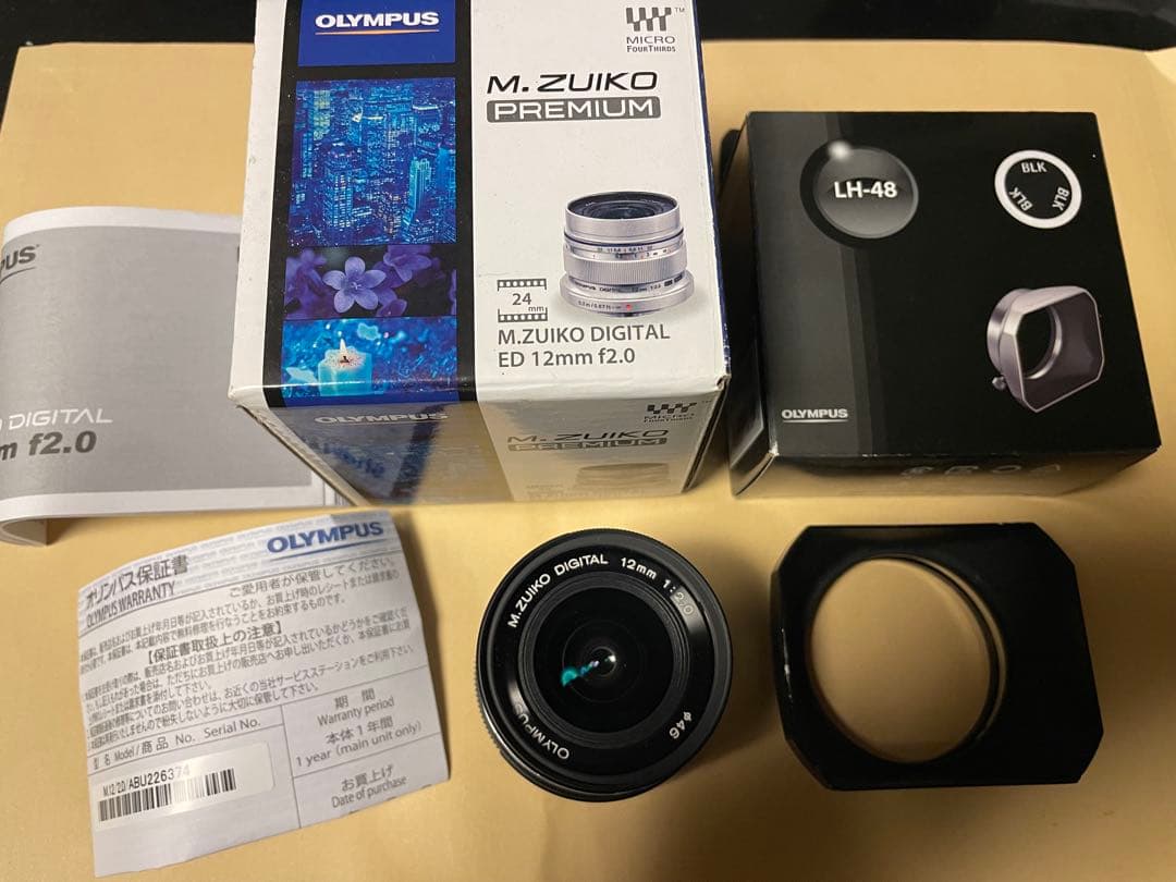 美品 OLYMPUS M.ZUIKO DIGITAL ED 12mm f2.0