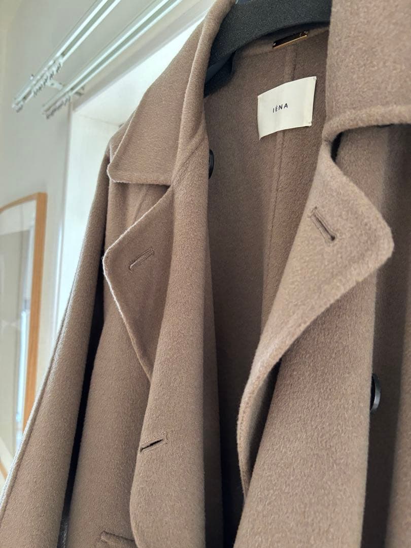 【IENA】スーパー160ダブルフェイスショートコート