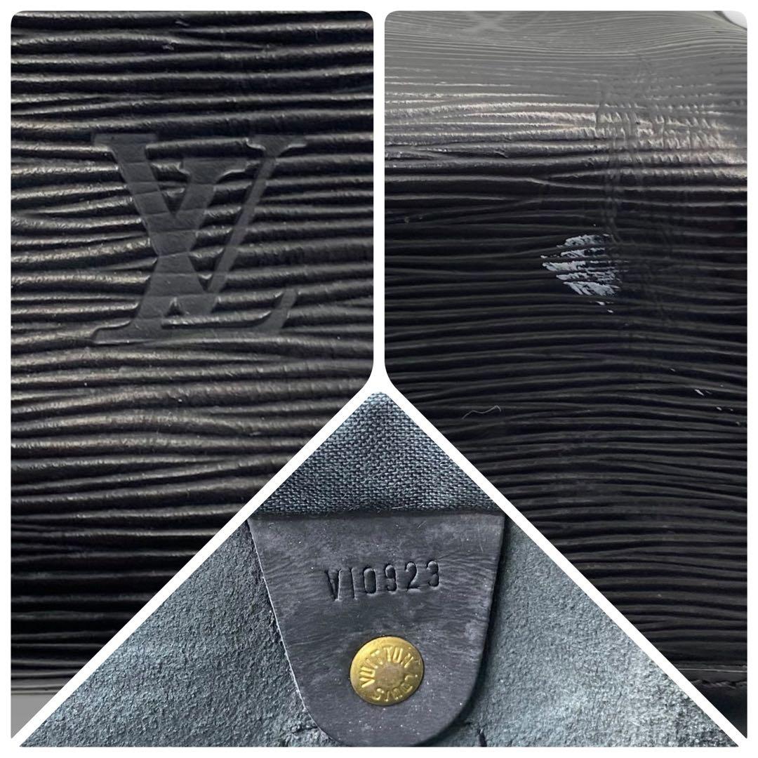 美品 ルイヴィトン スピーディ 30 エピ ノワール バッグ ボストン メンズ