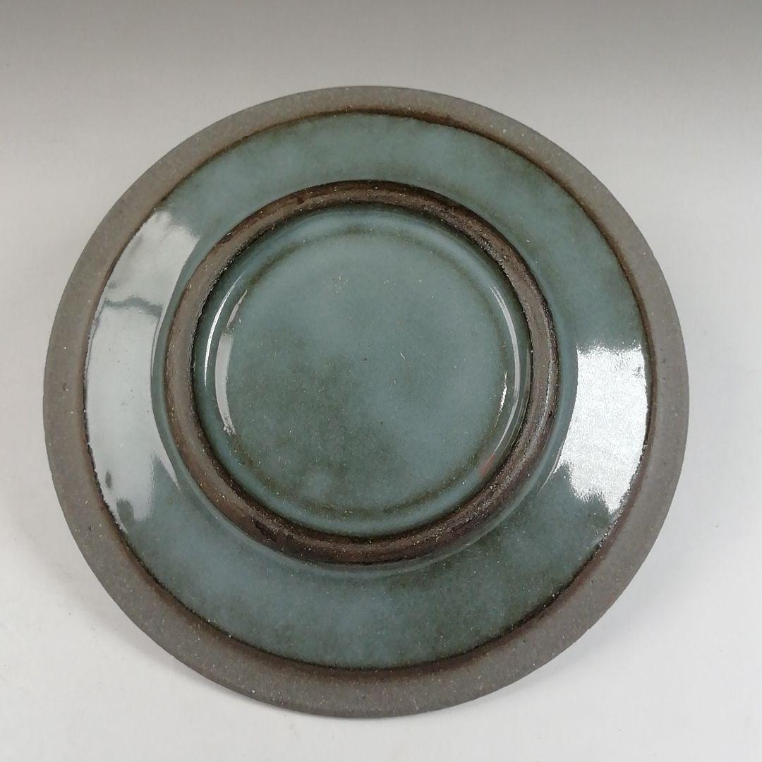 Ｔ１９０　水指　『青磁　水指』『月白』『妙高焼』『髙井進』　共箱　茶道具