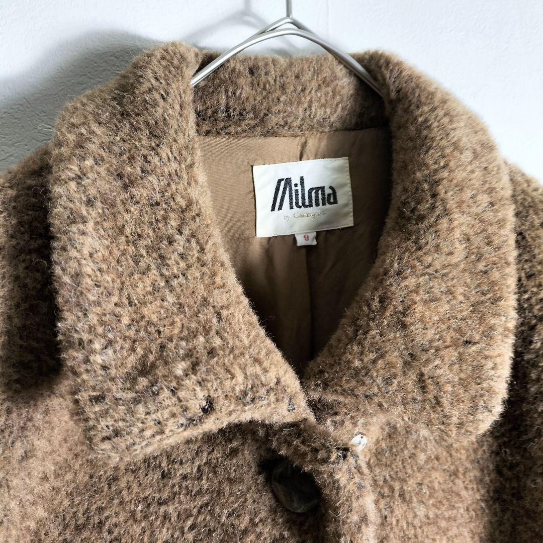 【fin.】　ピーコート　キャメル　ブラウン　ワントーン