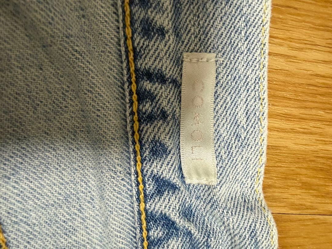 comoli 5 ポケット ブリーチ デニム 21AW サイズ2 美品