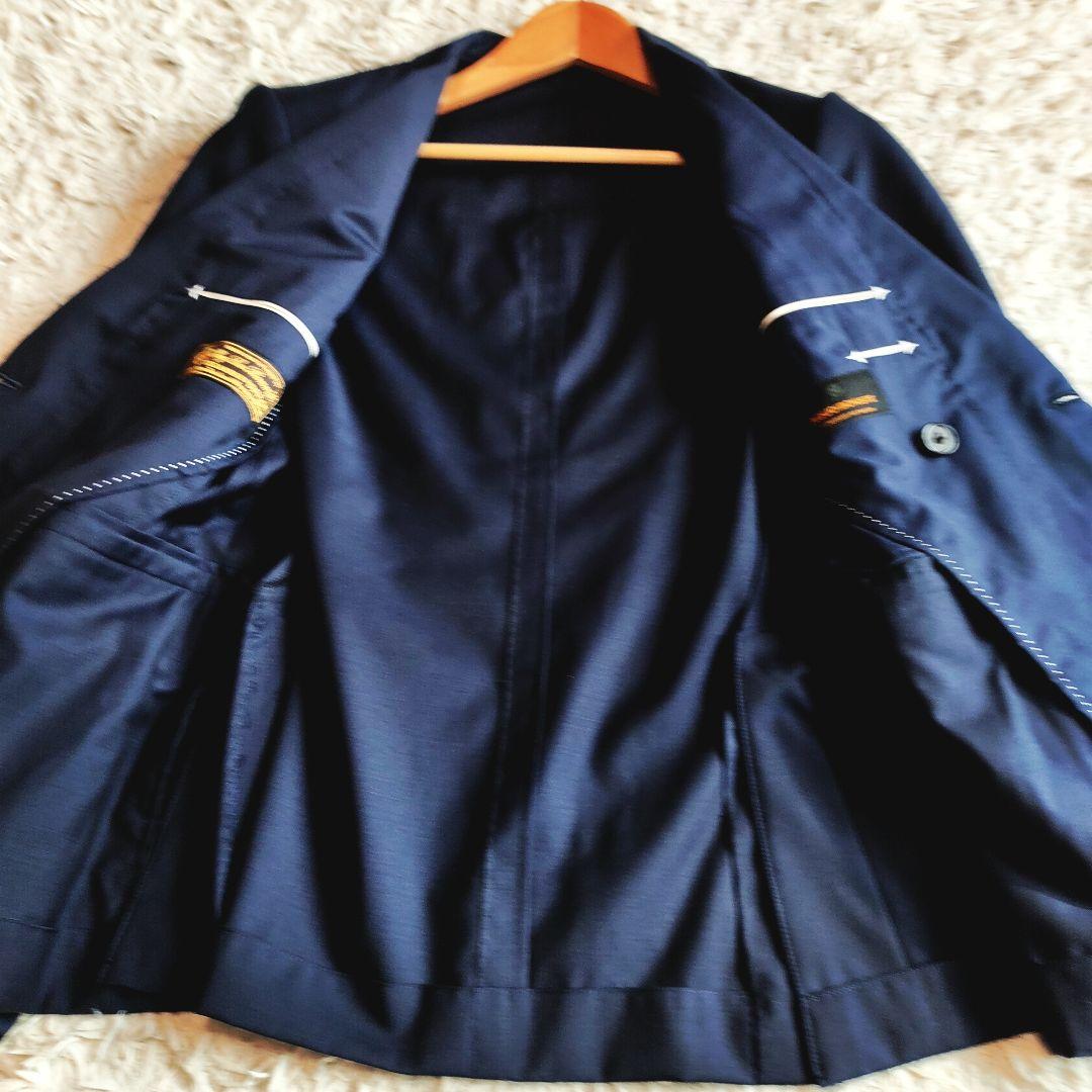 【専用】ロロピアーナ テーラードジャケット ダブルブレスト ネイビー ウール