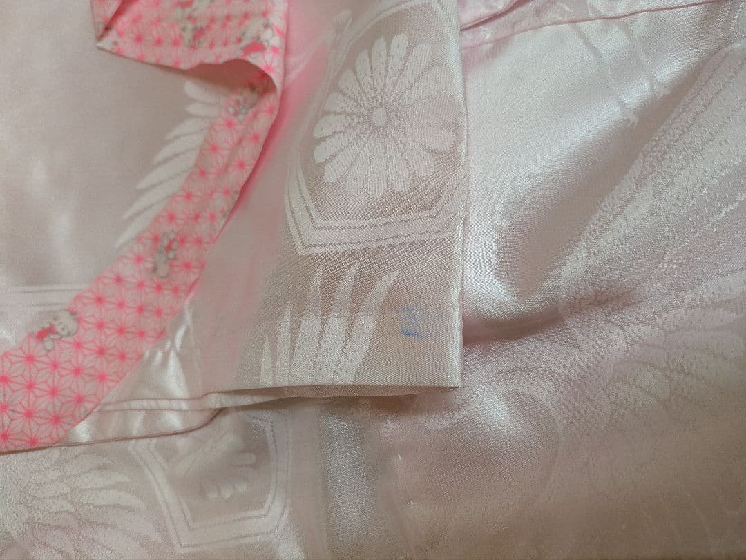 七五三 7歳 正絹 着物セット 肌襦袢 襟 草履 女の子 着物 七歳 四つ身