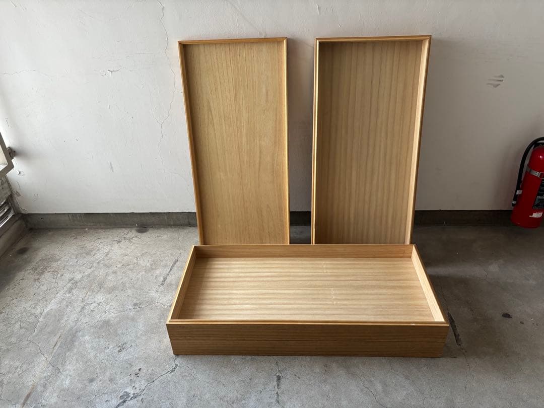 【値下げ！】桐箪笥・大容量天然木収納ボックス