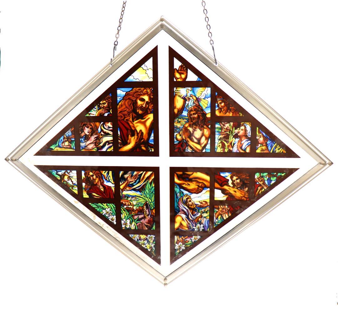 新品 グラスマスターズ社 ヴィンテージ ステンドグラス ベサニー・ルーテル教会