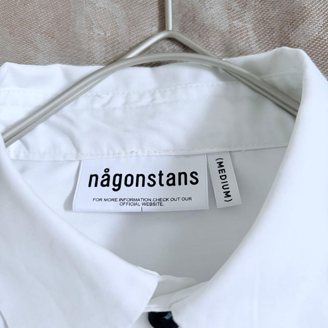 【美品】någontstans ナゴンスタンス T/Cブロードシャツ 24AW