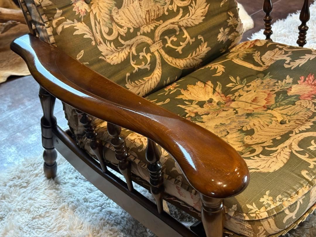 ②カリモク karimoku リクライナー　コロニアル　RC60 レトロ　GG