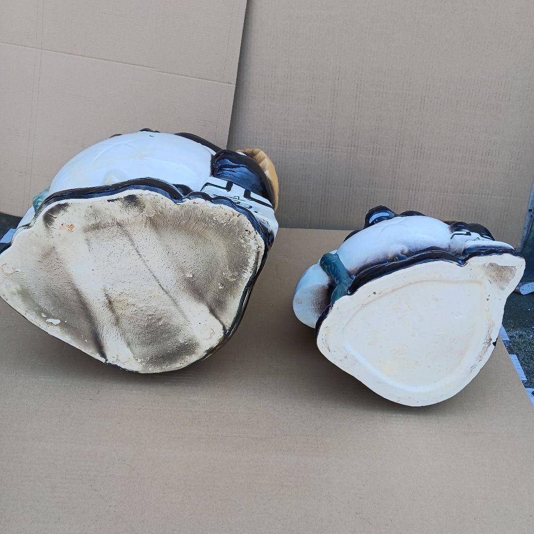 新品　陶器　傘立て　タヌキ　大型　難有　縁起物　オブジェ　置物　和風食堂　業務用