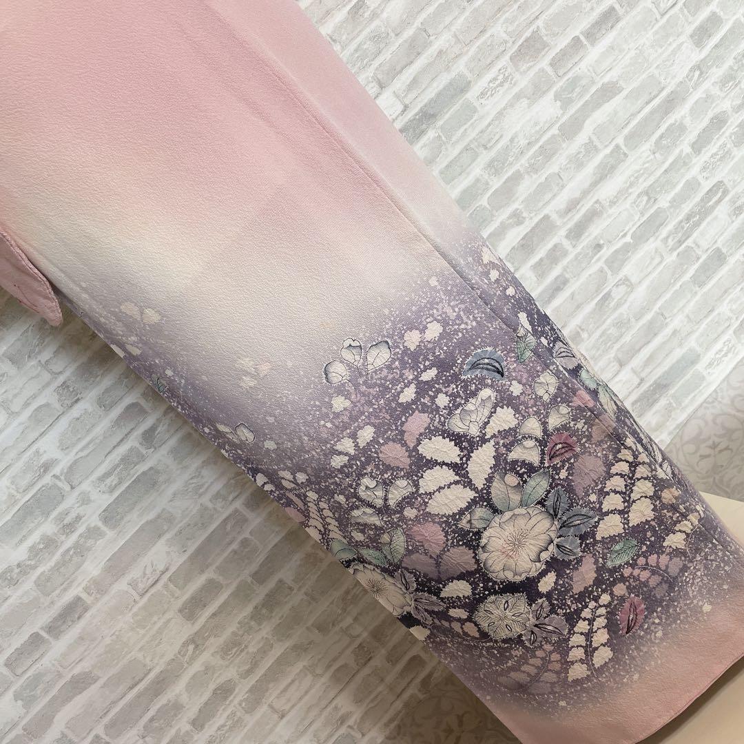 訪問着　フルセット　辻ヶ花　翠山　難あり　練習用　撮影用　着物　I7