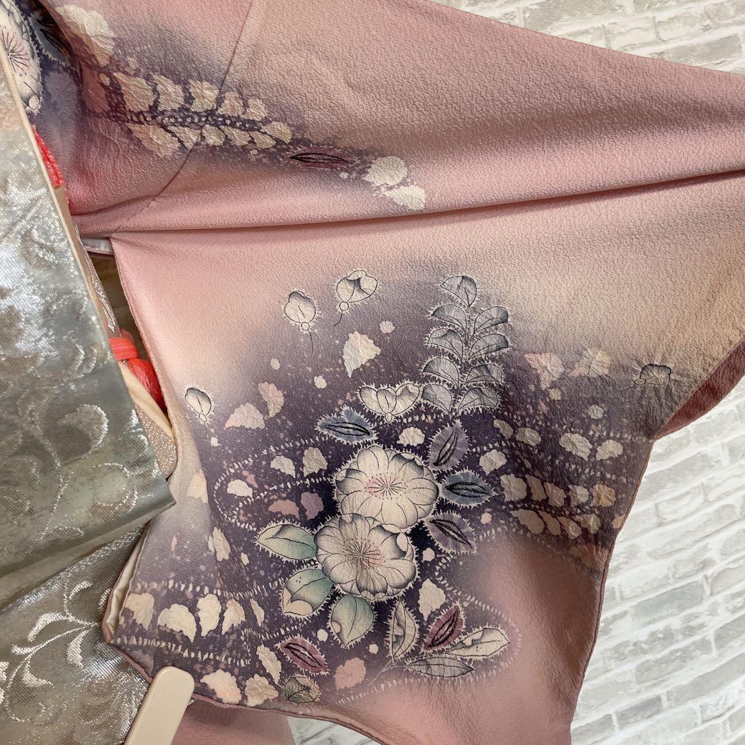 訪問着　フルセット　辻ヶ花　翠山　難あり　練習用　撮影用　着物　I7