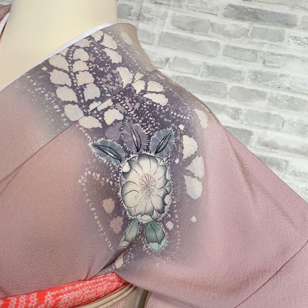 訪問着　フルセット　辻ヶ花　翠山　難あり　練習用　撮影用　着物　I7