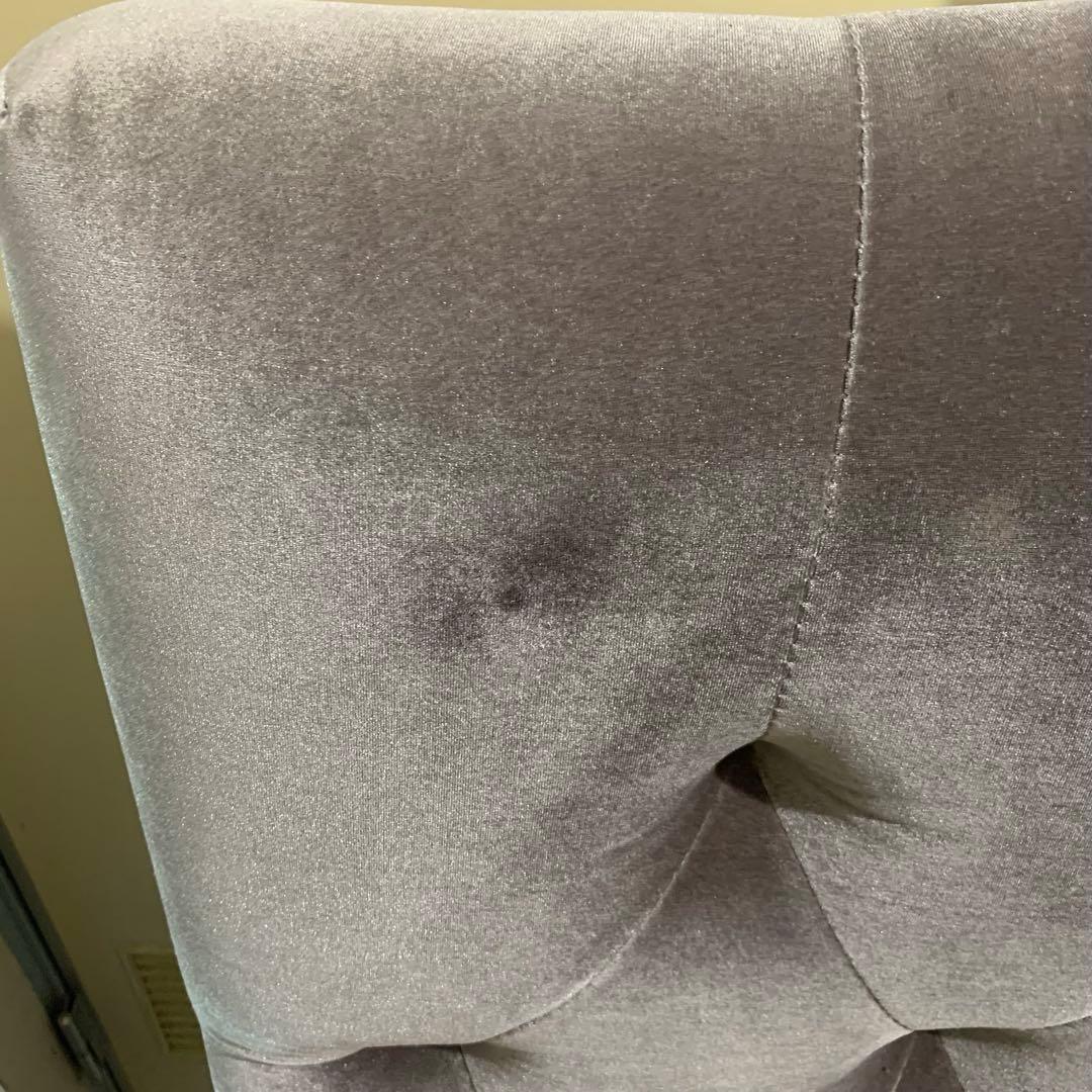 Francfranc ブリッサ ベッド ディンプル セミダブル グレー