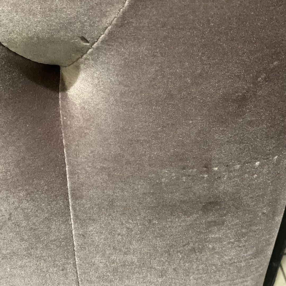 Francfranc ブリッサ ベッド ディンプル セミダブル グレー