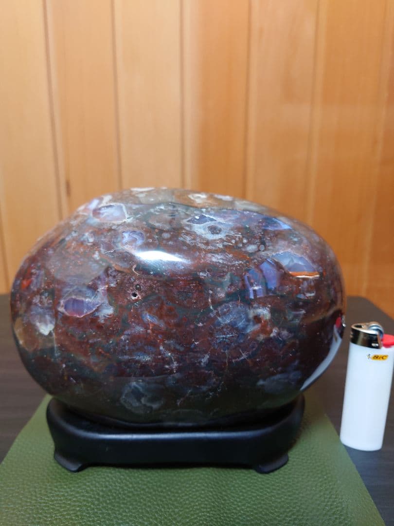 津軽　錦石 花子石　鑑賞石　青森県津軽西海岸　自然石　盆石　水石